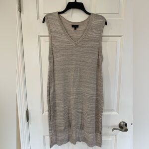 The Limited Women's Taupe Sleeveless Dress sz L
